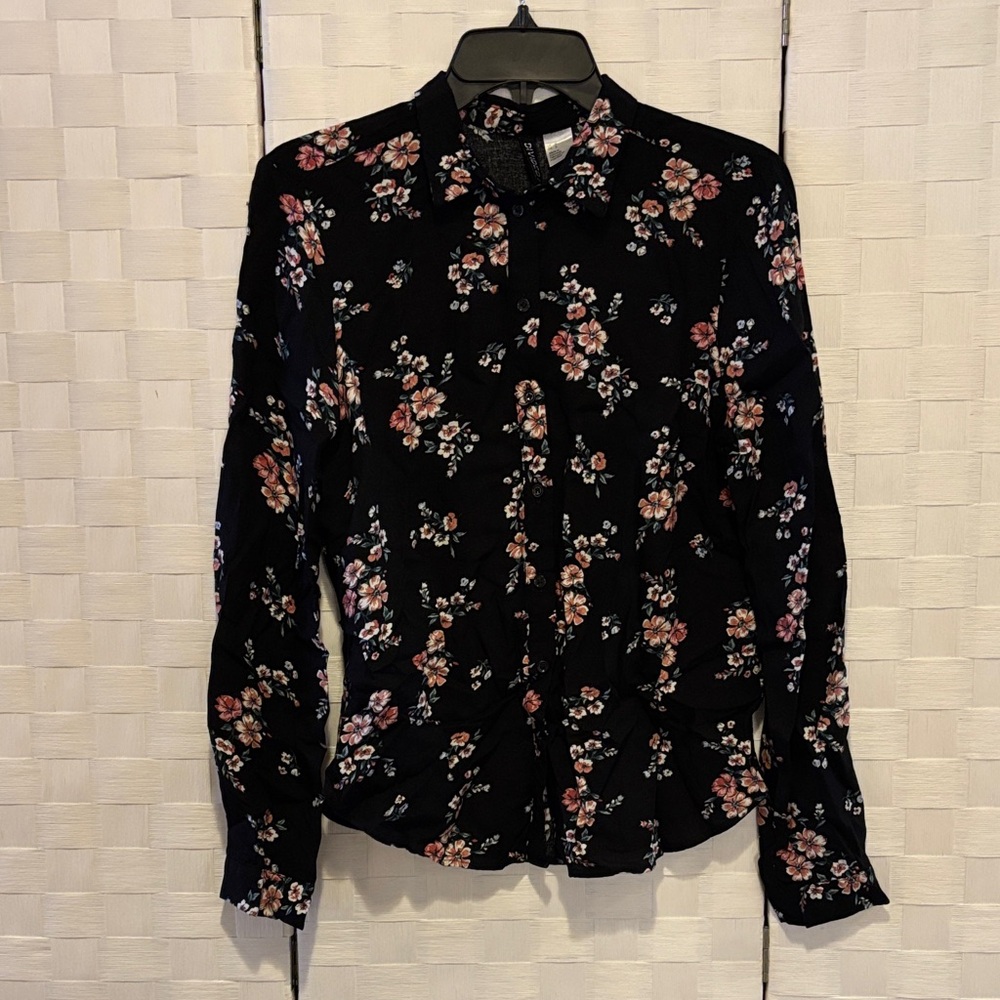 Floral Button-up Shirt